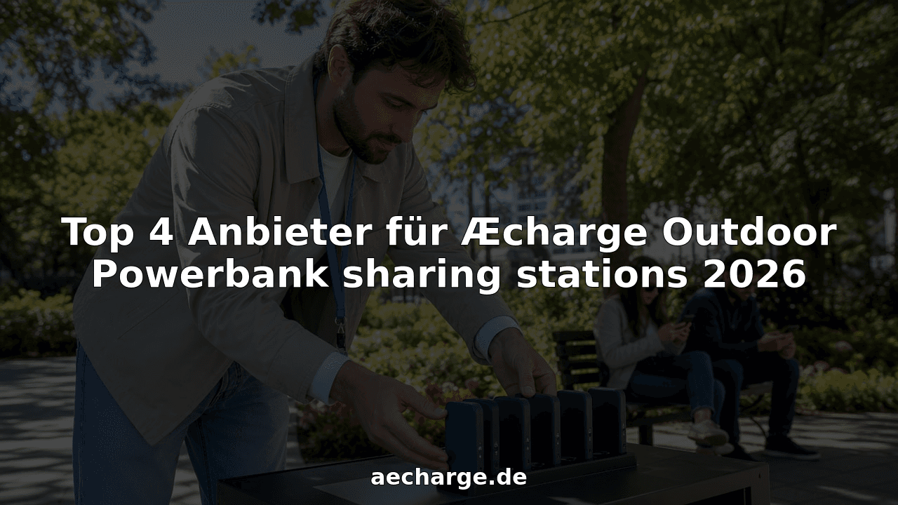 Top 4 Anbieter für Æcharge Outdoor Powerbank sharing stations 2026