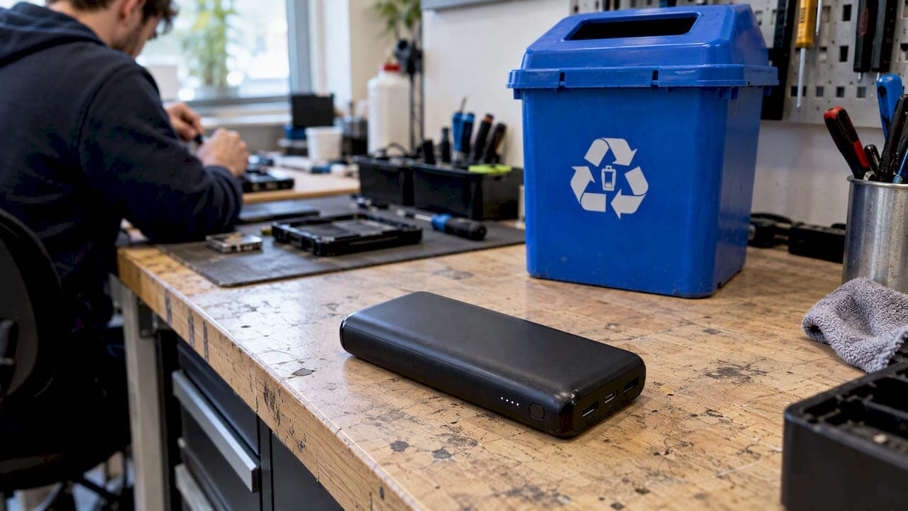 Akkuzyklen im Powerbank-Verleih: Lebensdauer, Tausch, Recycling